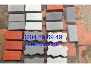 Gạch chữ nhật bê tông màu đỏ